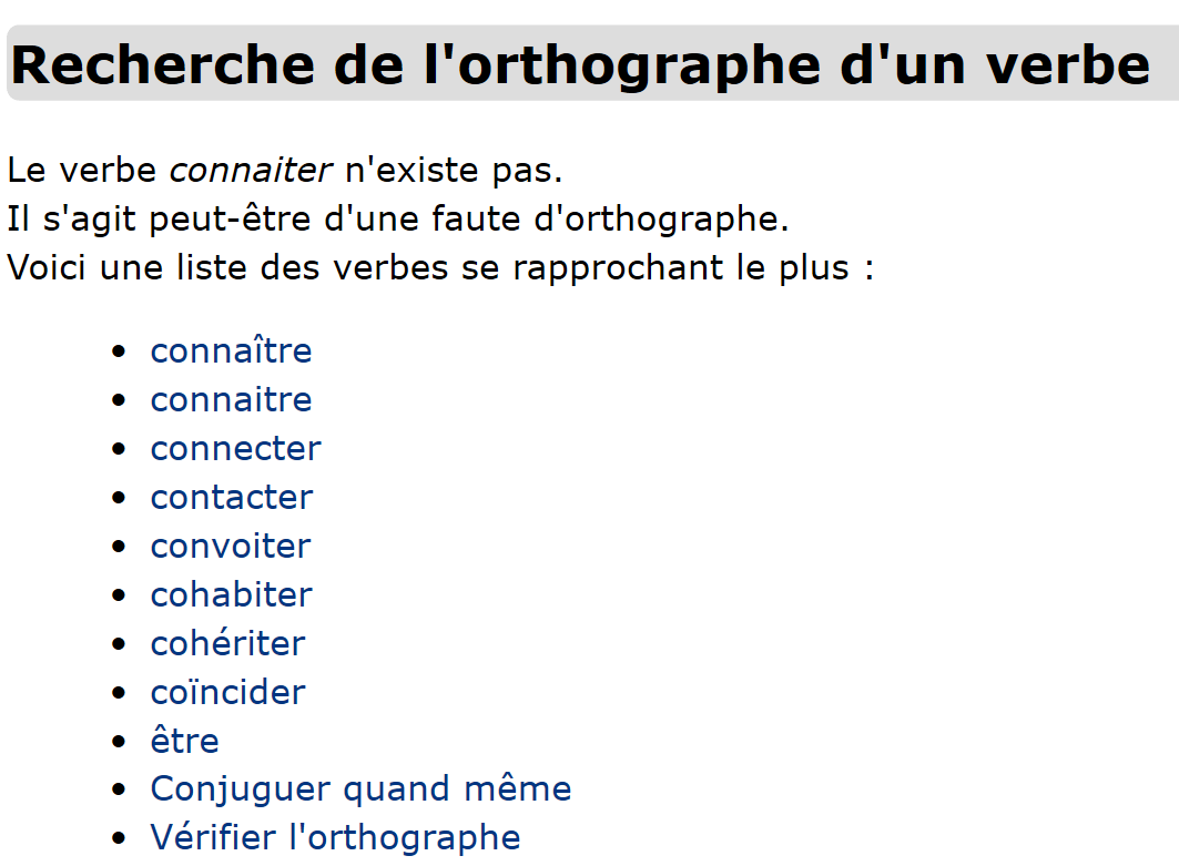 Vérifier l'orthographe